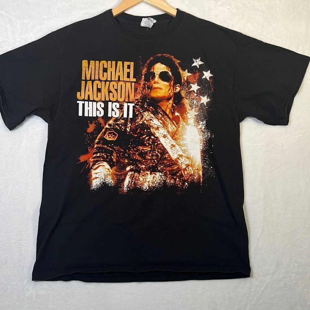 Michael Jackson This is it T-shirt-Men Large